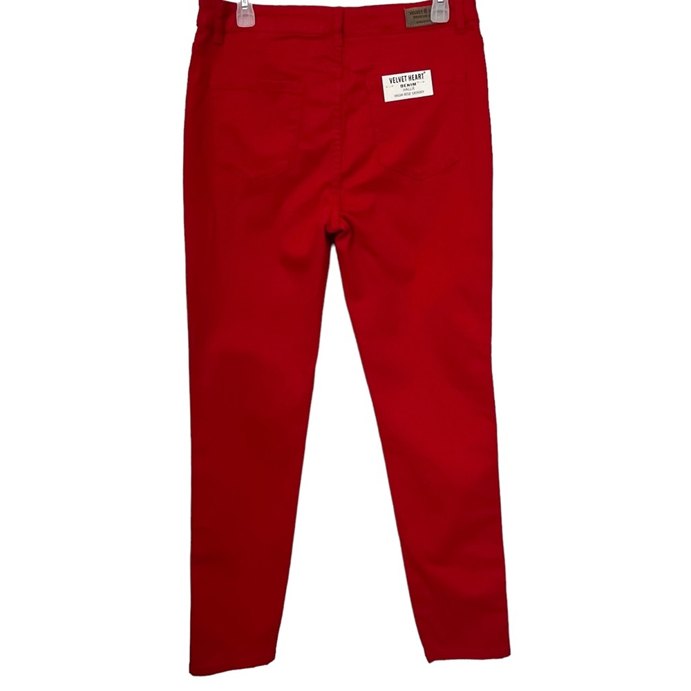 Velvet Heart Red High Rise Jeans - Picture 2 of 9